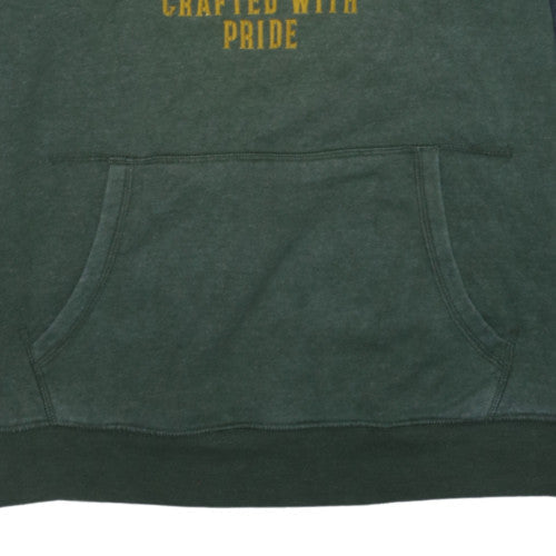 Levi's Men's Green Pullover Hoodie Size S Graphic Fleece Sweatshirt