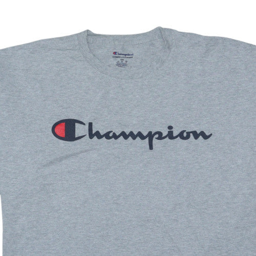 Champion Men's Grey 2XL Authentic Athleticwear Cotton T-Shirt