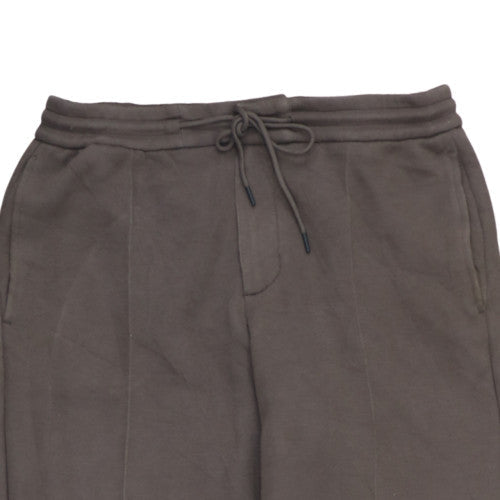 Nike Men's Brown Fleece Sweatpants M Regular Fit Drawstring Activewear Trousers