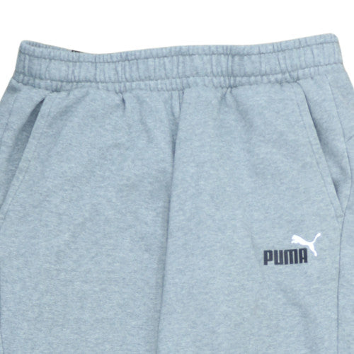 Puma Men's Grey Fleece Jogger Trousers Size L Regular Fit