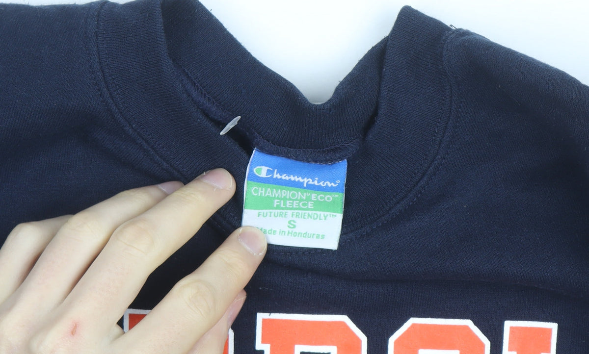 Champion Men's Blue Carroll University Pullover Sweatshirt Size S