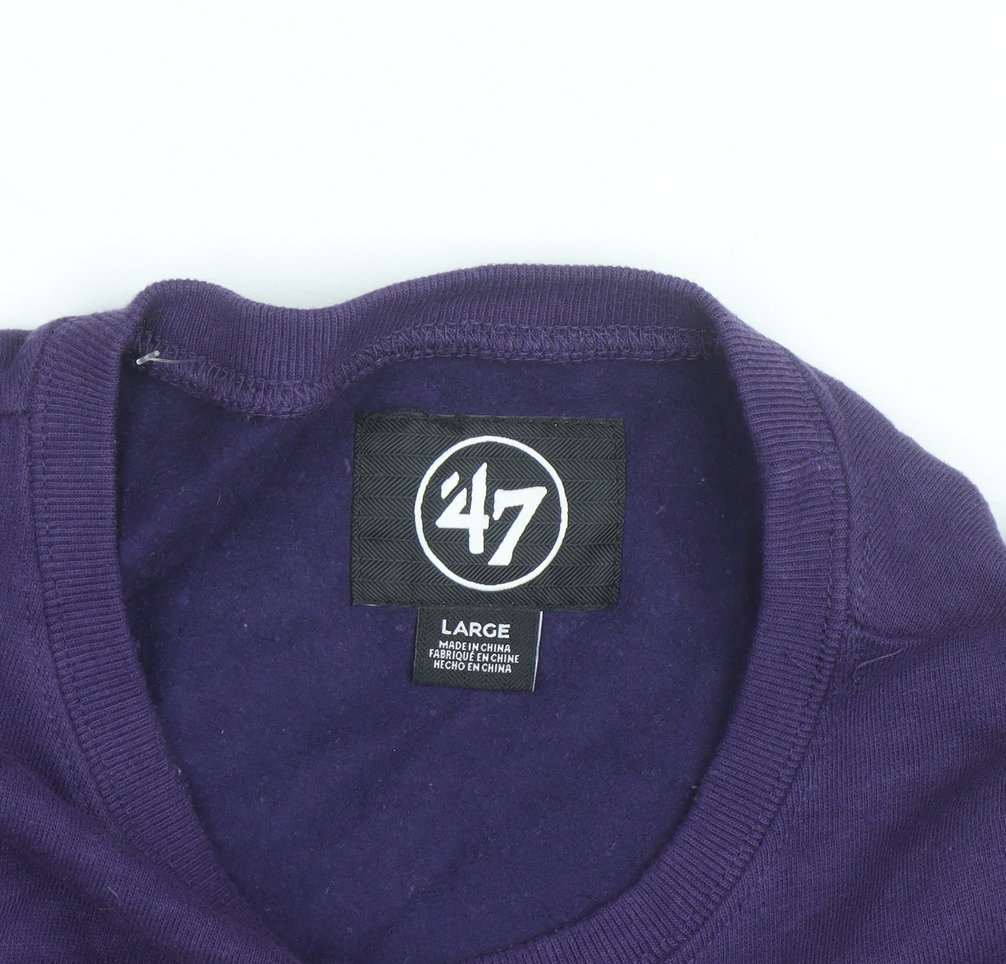 47 Brand Men's Purple Minnesota Vikings Pullover Sweatshirt Size L