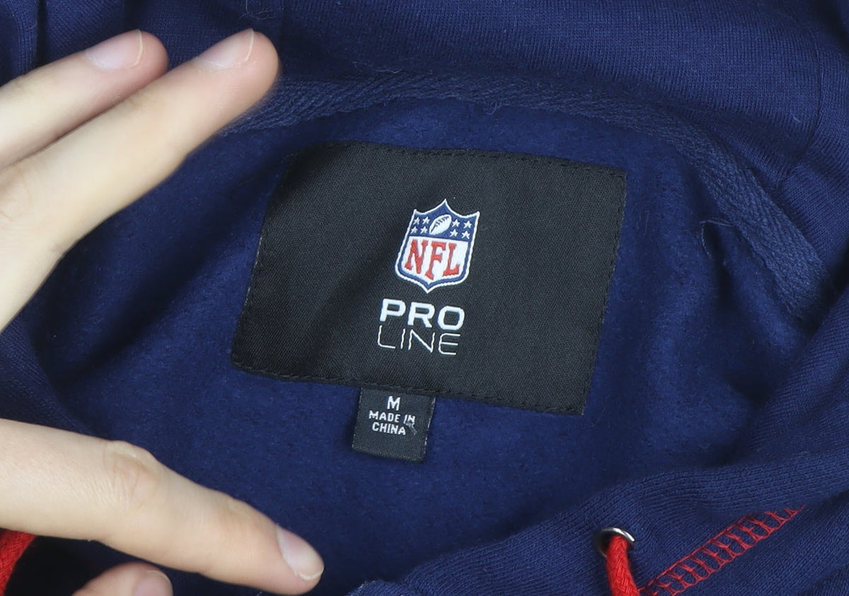 NFL Pro Line Men's Blue Hoodie M Pullover Graphic Hooded Sweatshirt