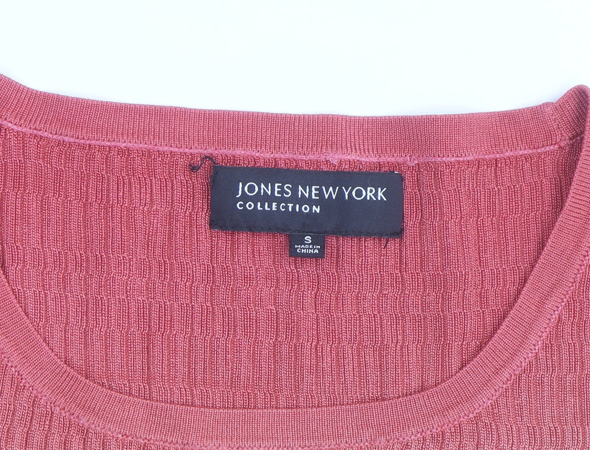 Jones New York Womens Multicoloured Knit T-Shirt Size S