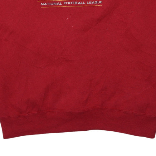 Lee Sport Men's Red Crew Neck Pullover Sweatshirt XXL Vintage NFL