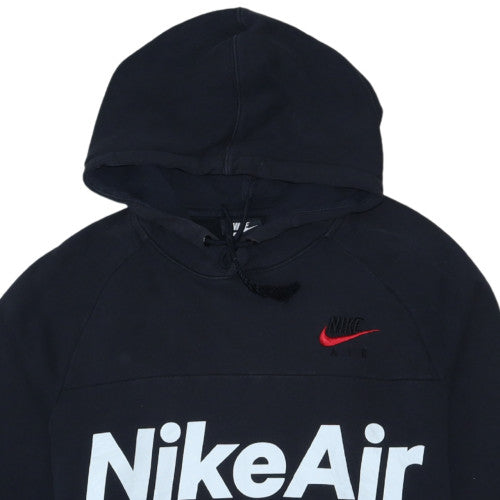 Nike Men's Black Pullover Hoodie S Logo Graphic Sportswear