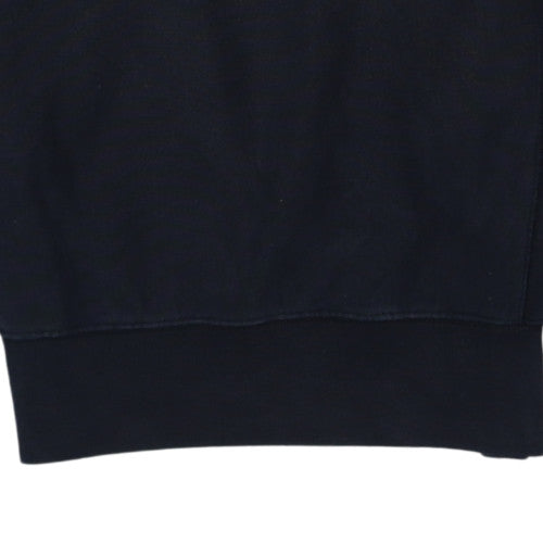 Champion Men's Black Large Reverse Weave Crew Neck Sweatshirt