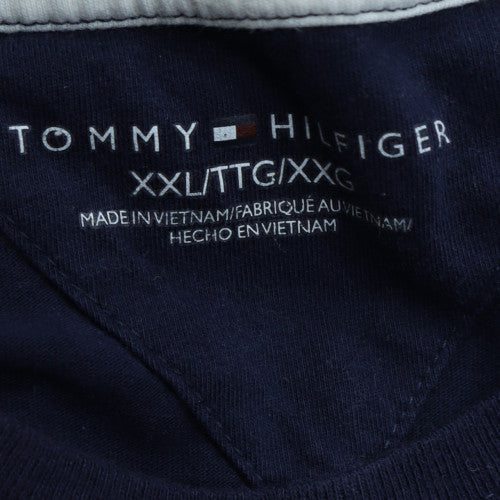 Tommy Hilfiger Men's Navy Graphic Short Sleeve Crew Neck T-Shirt XXL