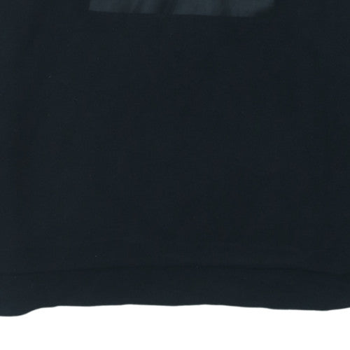 Nike Men's Black L Crew Neck Pullover Fleece Sweatshirt