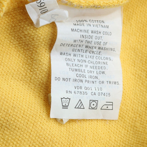 Nautica Men's Yellow Short Sleeve Polo Shirt XXL Classic Fit