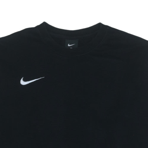 Nike Mens Black Medium Crew Neck Pullover Sweatshirt
