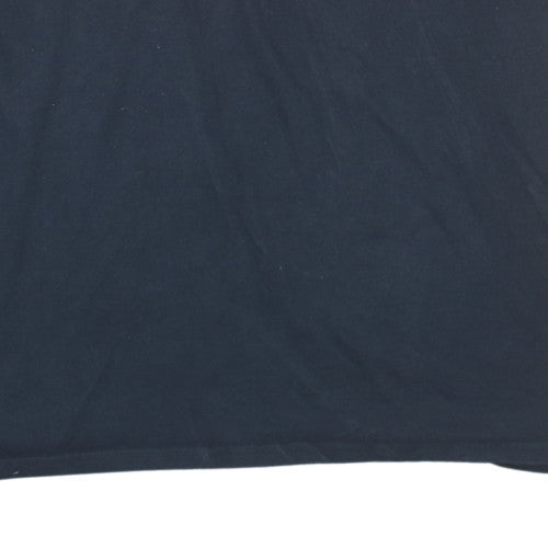 Champion Men's Black 3XL Crew Neck Graphic Print T-Shirt