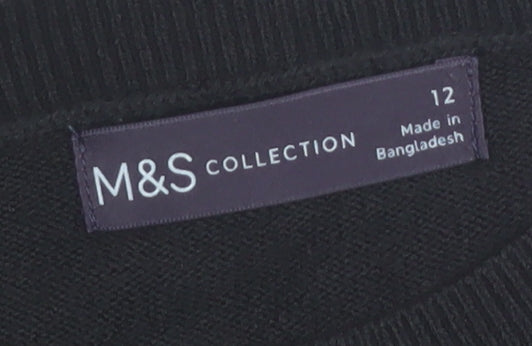 Marks & Spencer Women’s Multicoloured Size 12 Crew Neck Jumper