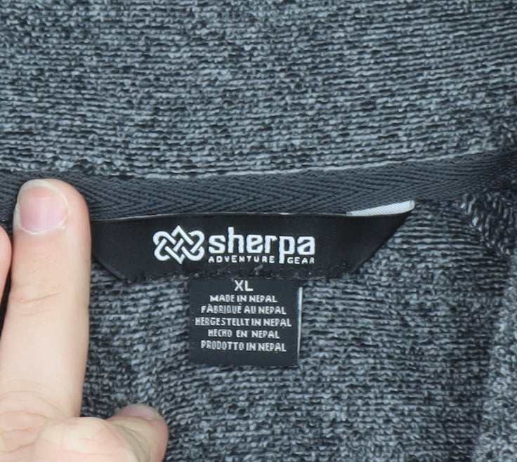 Sherpa Adventure Gear Men’s Grey XL 1/4 Zip Pullover Sweatshirt