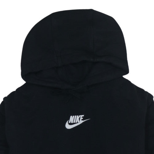 Nike Men's Black Pullover Hoodie M Logo Sports Fleece Sweatshirt