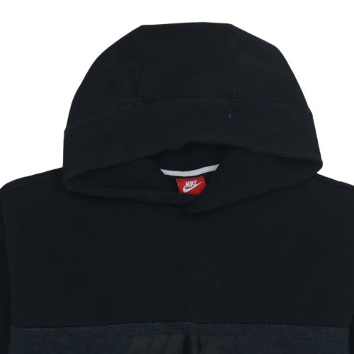 Nike Men's Black Small Pullover Hoodie with Logo and Pocket