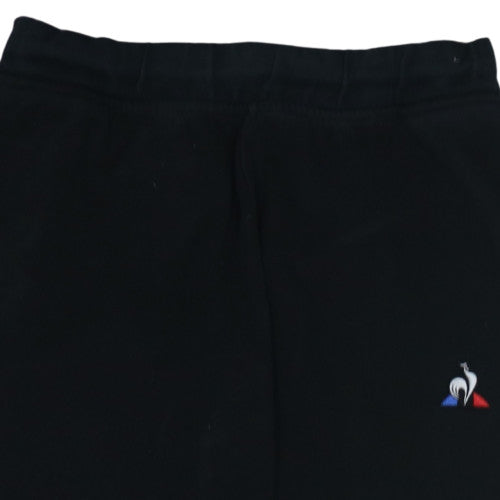 Le Coq Sportif Mens Black Jogger Trousers M Elastic Waist Sportswear