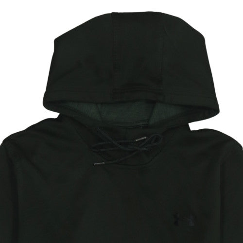 Under Armour Men's Black Pullover Hoodie L Loose Fit ColdGear