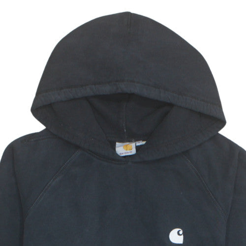 Carhartt Men's Black Small Pullover Hoodie Fleece Sweatshirt