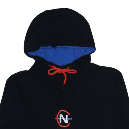 Nautica Competition Men's Black XL Pullover Hoodie with Embroidered Logo