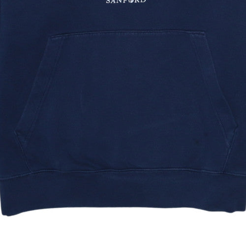 Nike Men's Blue Pullover Hoodie L Graphic Sports Fleece