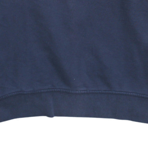 Lacoste Mens Blue Crew Neck Sweatshirt Size M Logo Pullover