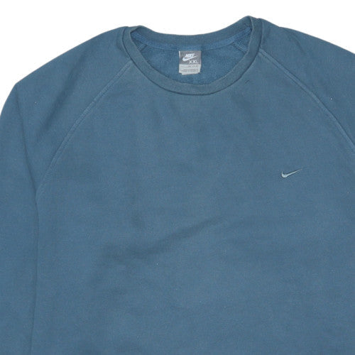 Nike Men's Blue 2XL Pullover Crew Neck Fleece Sweatshirt