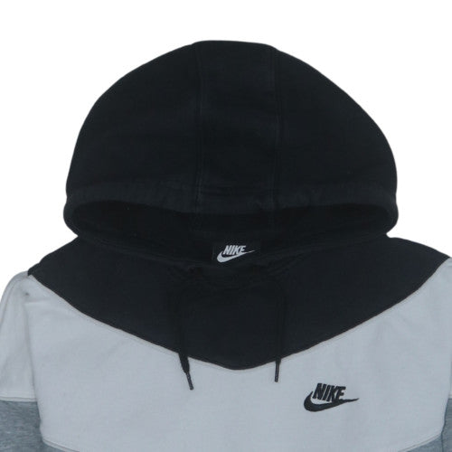 Nike Men's Grey Pullover Hoodie XS Regular Fit Logo Design