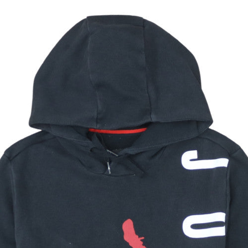 Jordan Men's Black Pullover Hoodie L Graphic Logo Sportswear