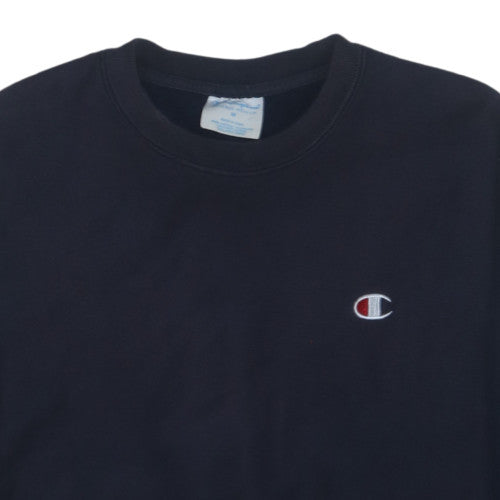 Champion Men's Black Reverse Weave Pullover Sweatshirt M