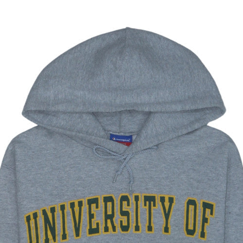 Champion Men's Grey Pullover Hoodie S University College Sports Style