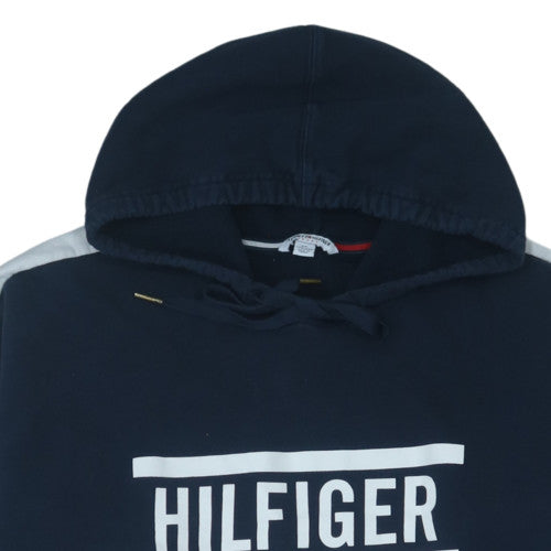 Tommy Hilfiger Sport Womens Navy Hoodie XXL Relaxed Fit Cotton
