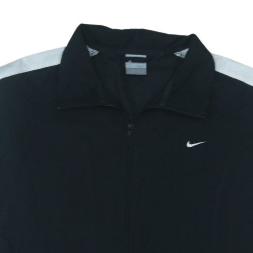 Nike Womens Black Full Zip Sweatshirt L 12-14 Polyester Sportswear