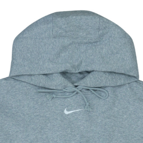 Nike Men's Grey Pullover Hoodie Small Fleece Logo Sweatshirt