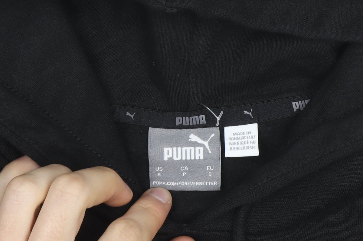 Puma Men's Black Pullover Hoodie Small Sportswear Fleece