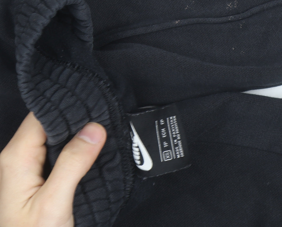 Nike Men's Black XS Fleece Sweatpants with Elastic Waist