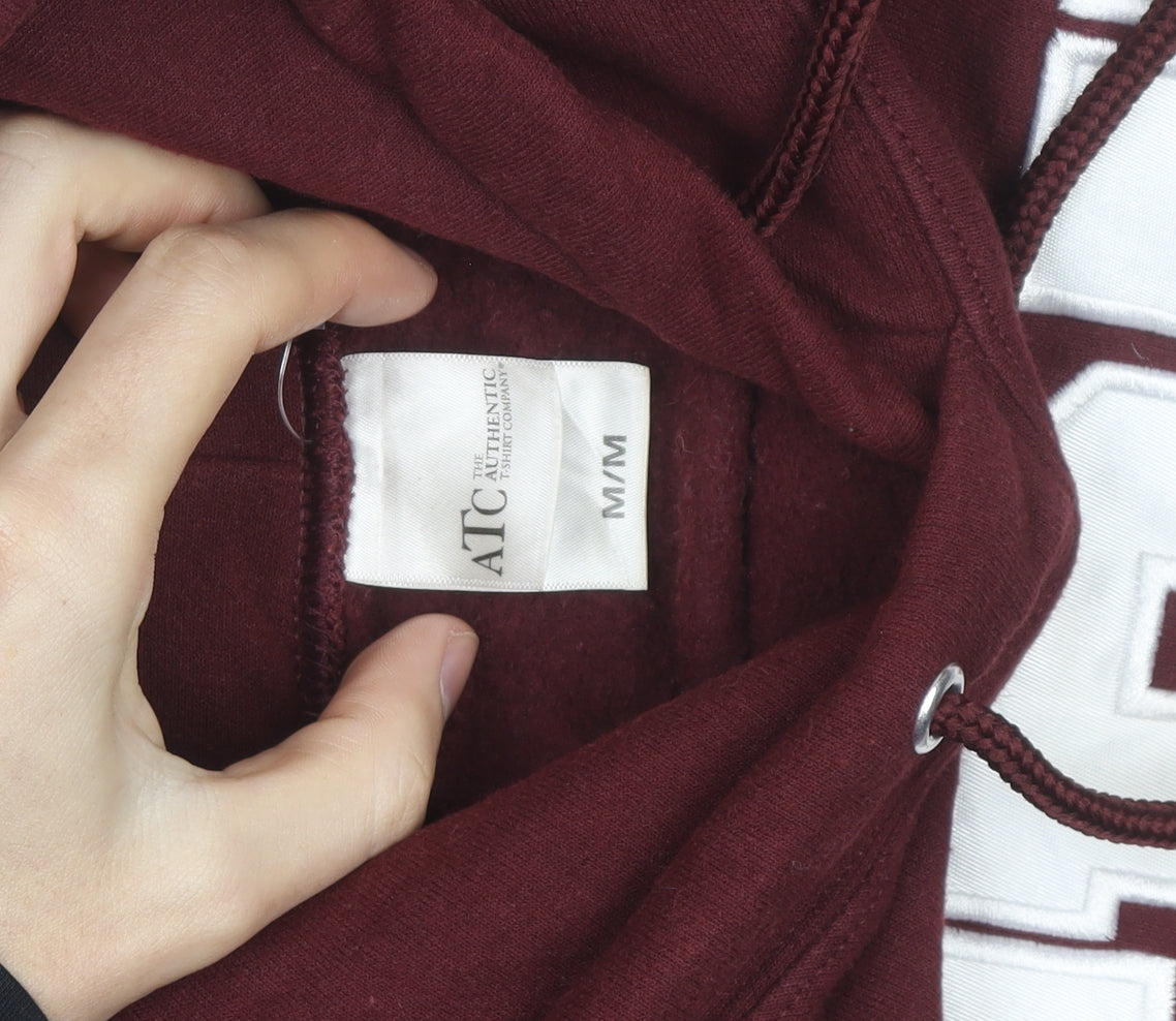 ATC Men’s Burgundy CRU Athletics Pullover Hoodie Size M