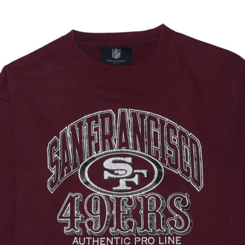 NFL Men’s Red San Francisco 49ers Pullover Sweatshirt Size L
