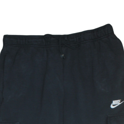 Nike Men's Black Fleece Jogger Trousers Size L Regular Fit
