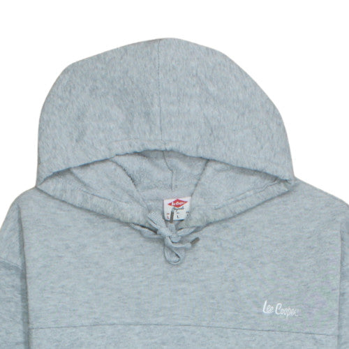 Lee Cooper Men's Grey Pullover Hoodie L Casual Classic Style