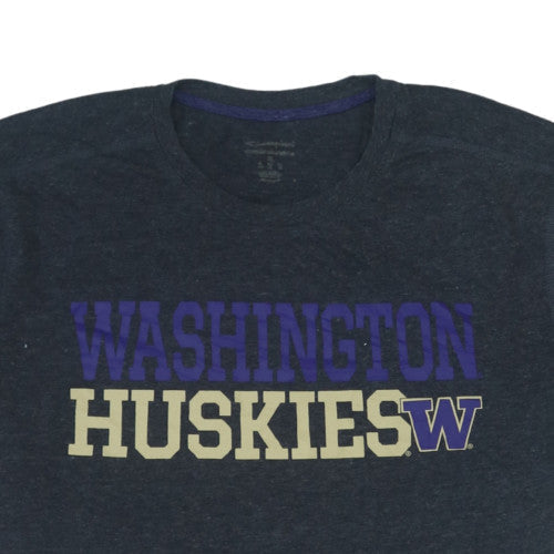 Champion Washington Huskies Men's Black XL T-Shirt Classic Fit