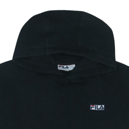 Fila Men's Black XL Pullover Hoodie Sweatshirt Logo Fleece