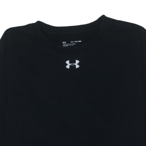 Under Armour Mens Black 2XL Pullover Crew Neck Sweatshirt