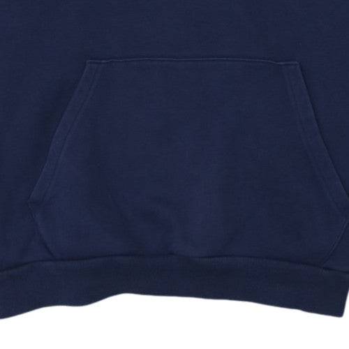Puma Men's Navy Blue Pullover Hoodie Size M Logo Design