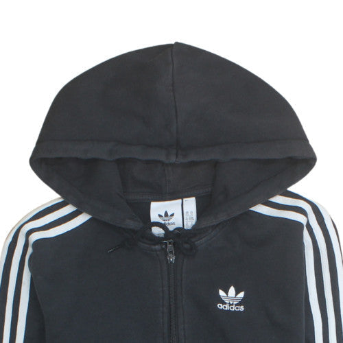 adidas Men's Black Full Zip Hoodie S Regular Fit Sportswear