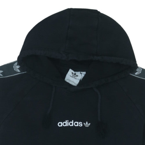 Adidas Men's Black Pullover Hoodie Medium Fleece Sportswear