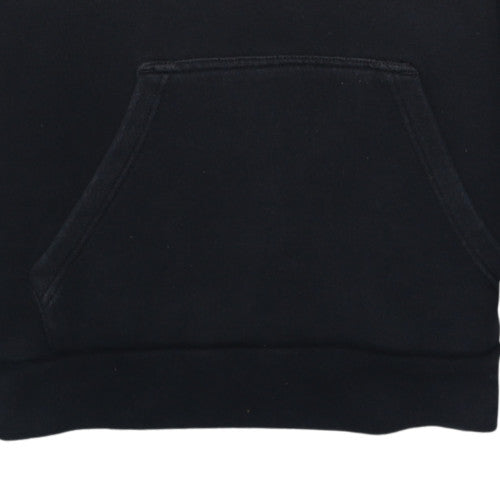 Adidas Men's Black Pullover Hoodie Size M Graphic Print Casual Sweatshirt