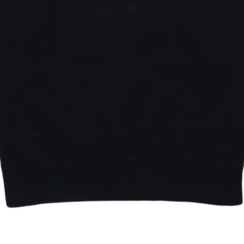 Champion Boys Black 2XL Crew Neck Pullover Sweatshirt with Logo