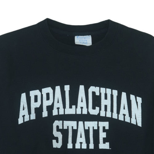 Champion Men's Black Medium Pullover Sweatshirt Appalachian State