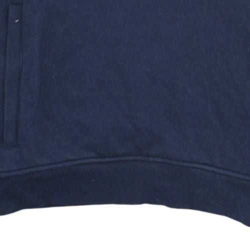 Lacoste Men's Navy Blue Classic Fit Pullover Hoodie Size S